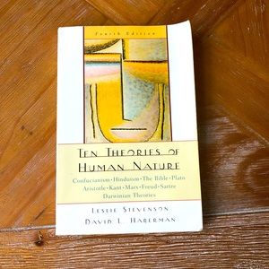 Academic  Textbook Ten Theories of Human Nature by Stevenson and Haberman!!